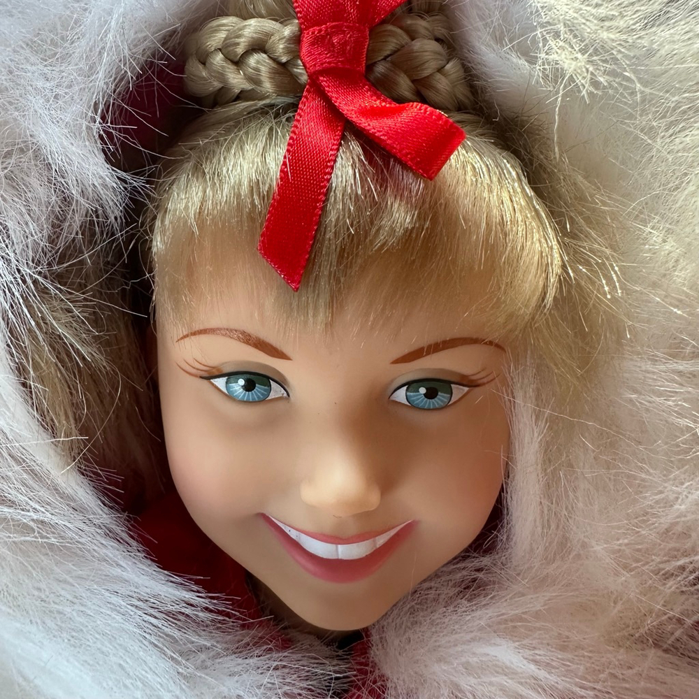 NIB VTG 2000 Playmates Dr Seuss The Grinch Whobilation Hair Cindy Lou Who Doll - Picture 15 of 15